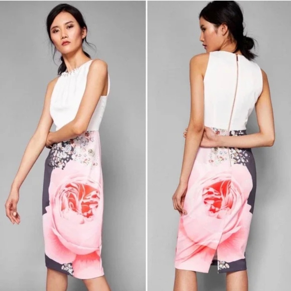 Ted Baker Rubelle Dress
Floral Sheath .Size 3